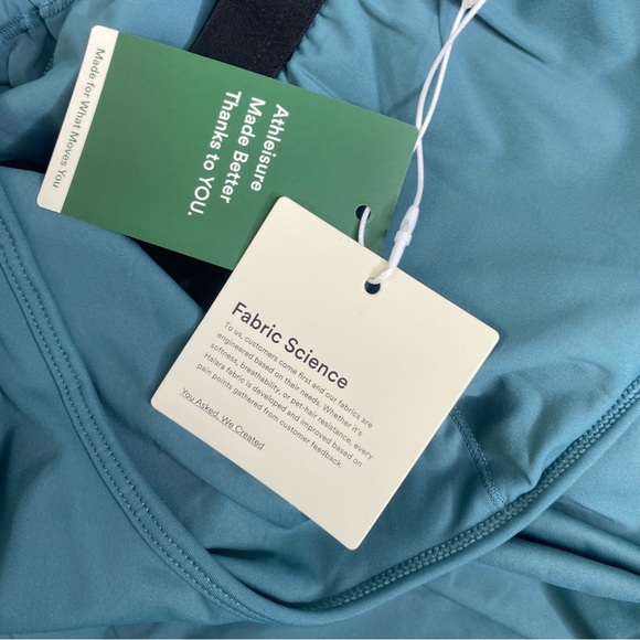 Halara Airy Wide Leg Cool Touch Yoga Jumpsuit with Pockets-Easy Peezy Teal Sz XL - Picture 11 of 14